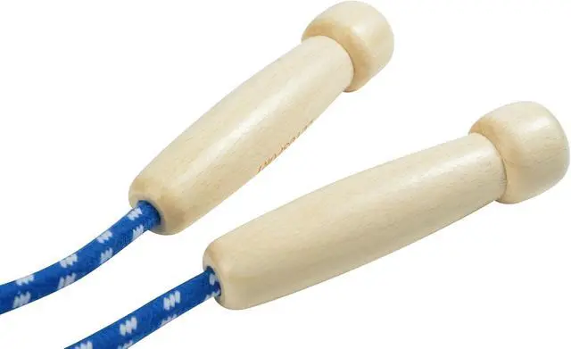 Alt view image 3 of 7 - 8.8 Feet Jump Rope for Women Men Kids Wooden Handle Jumping Ropes