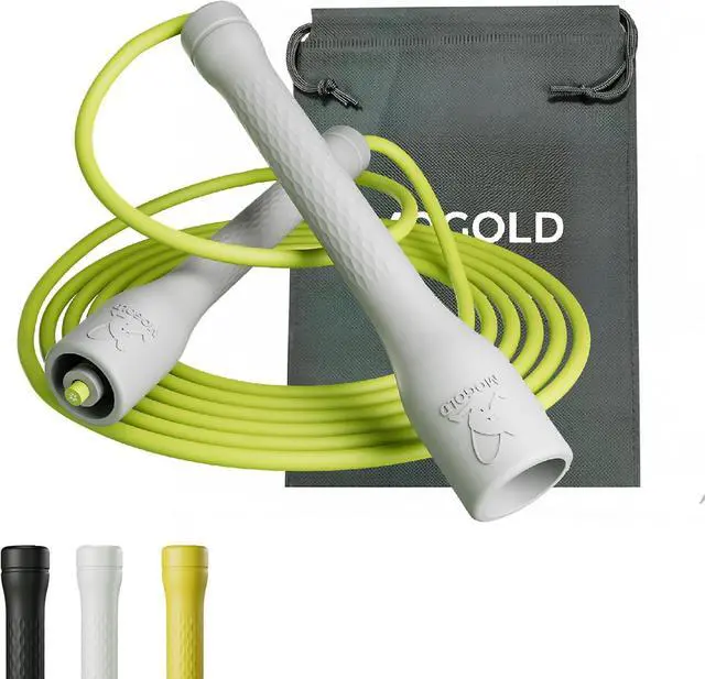Main image of 10,000-Drop Unbreakable Jump Rope, 5mm PVC Adjustable Speed Rope with Ergonomic PP Handles for Boxing, HIIT & Home Gym