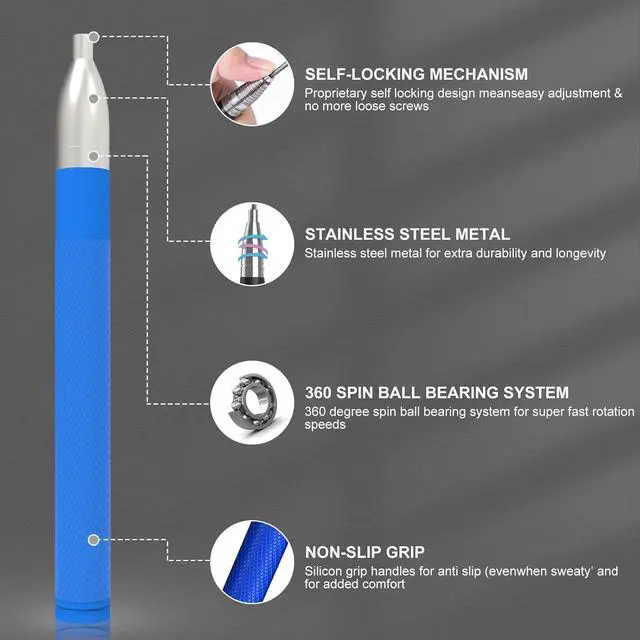 Alt view image 4 of 7 - Speed Jump Rope for Men Women, Fitness Skipping Rope with Aluminium Handle and 2 Ropes, Self-Locking Design Adjustable Jumping Rope for Adult Workout Boxing