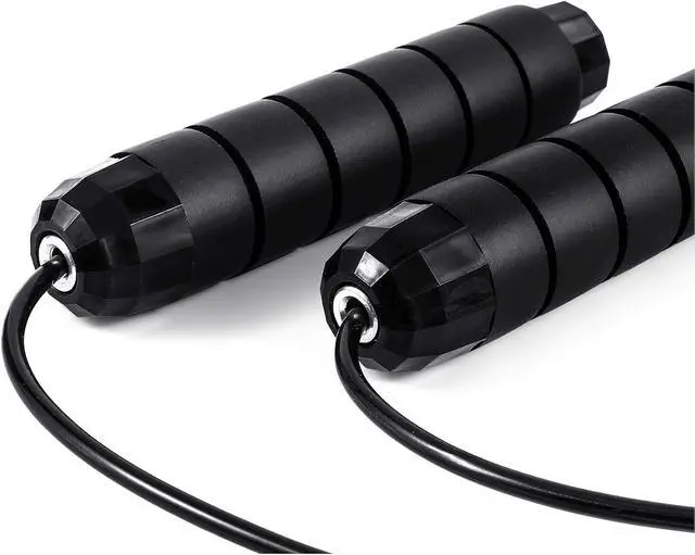 Alt view image 3 of 7 - BOOMIBOO Jump Rope, Adjustable Jump Ropes,Skipping Rope Tangle-Free Rapid Speed with Ball Bearings for Women Men Kids,Exercise & Slim Body Jumprope at Home School Gym