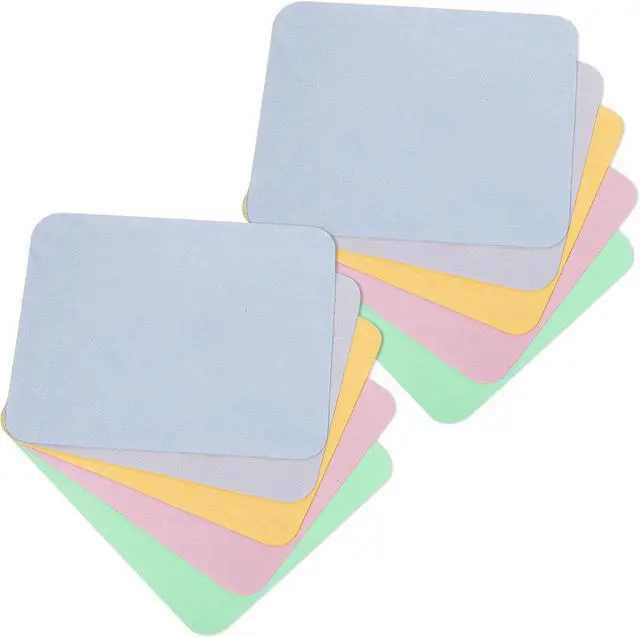 Main image of Suede Eye Glass Clean Cloths, 10 Pack Microfiber Suede Cleaning Cloths for Mobile Phone Screens, Glasses, Sunglasses, Cameras, Laptops, LCD Screens, All Delicate Surface (7" x 6")