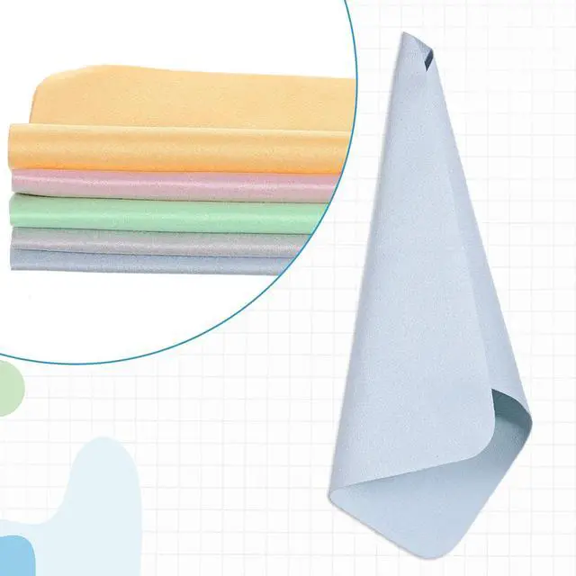 Alt view image 3 of 7 - Suede Eye Glass Clean Cloths, 10 Pack Microfiber Suede Cleaning Cloths for Mobile Phone Screens, Glasses, Sunglasses, Cameras, Laptops, LCD Screens, All Delicate Surface (7" x 6")