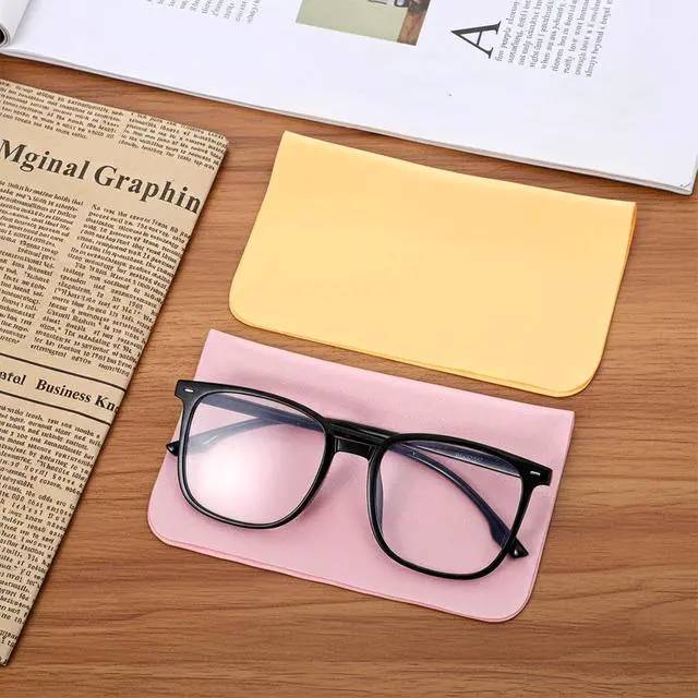 Alt view image 7 of 7 - Suede Eye Glass Clean Cloths, 10 Pack Microfiber Suede Cleaning Cloths for Mobile Phone Screens, Glasses, Sunglasses, Cameras, Laptops, LCD Screens, All Delicate Surface (7" x 6")