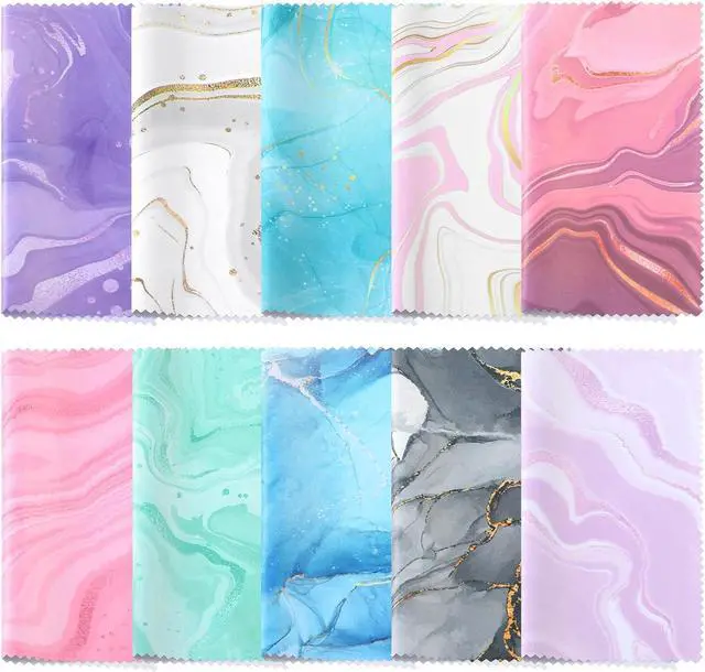 Main image of Sinmoe 20 Pcs Microfiber Cleaning Cloth Cute Marble Design Microfiber Cloth Soft Gifts Multicolor Glasses Cleaner Wipes for Eyeglasses Camera Lens Cell Phone Screens Glasses, 6 x 6 Inches