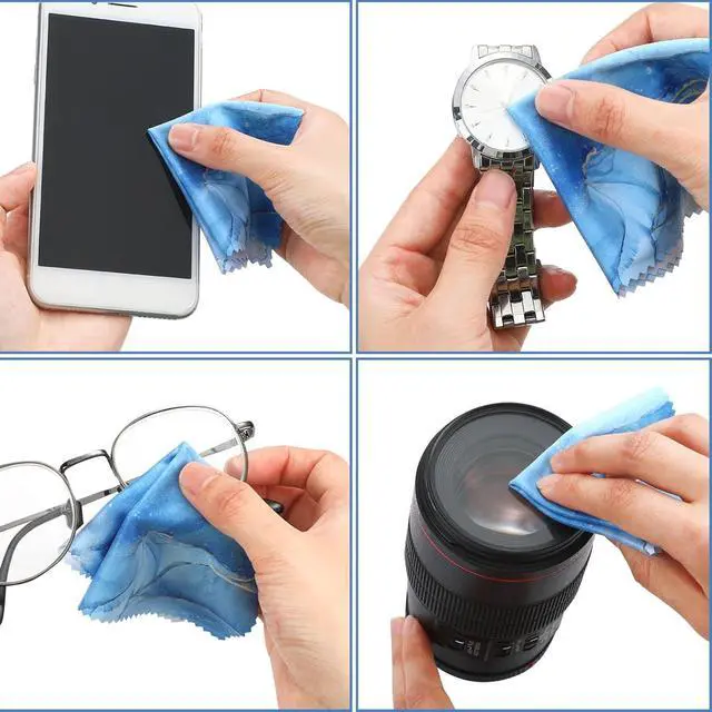 Alt view image 4 of 7 - Sinmoe 20 Pcs Microfiber Cleaning Cloth Cute Marble Design Microfiber Cloth Soft Gifts Multicolor Glasses Cleaner Wipes for Eyeglasses Camera Lens Cell Phone Screens Glasses, 6 x 6 Inches