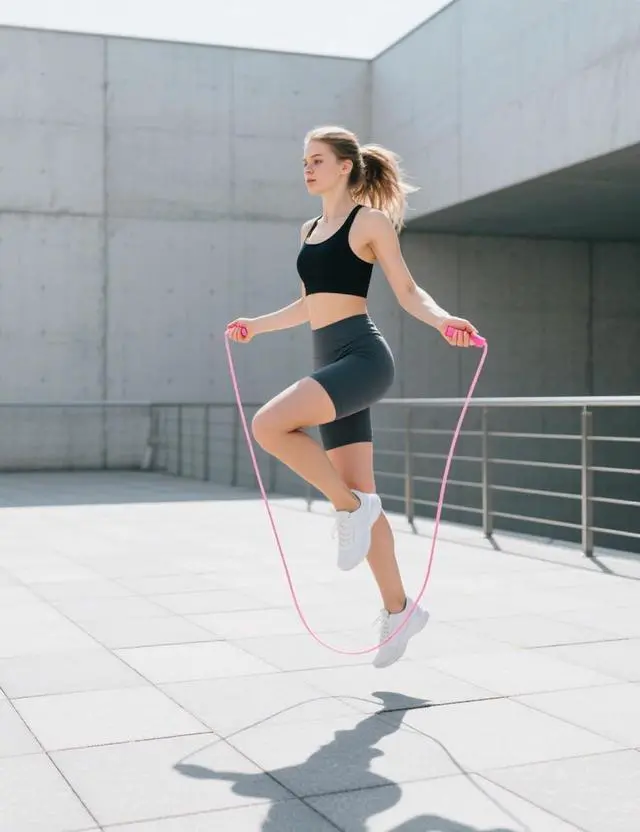 Alt view image 7 of 7 - uvbws2Pack Exercise Jump Rope - With Plastic Handle, Anti Wrap PVC Long Jump Rope Set - Suitable for Men's and Women's Fitness Activities