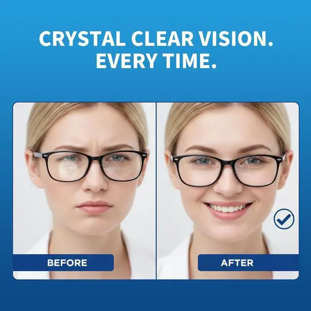 Alt view image 5 of 7 - Lens Cleaning Wipes, 220 Count Individually Wrapped Pre-Moistened, Quick-Drying for Eyeglasses, Sunglasses, Camera Lenses | Portable for Travel & Office