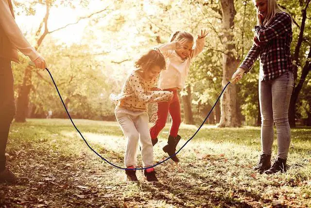 Alt view image 5 of 7 - 16 FT Long Jump Rope for Kids, Adjustable Double Dutch Skipping Rope with Wooden Handle, Multiplayer Team Jumping Rope for Outdoor Fun, School Sport, Party Game, Birthday Gift