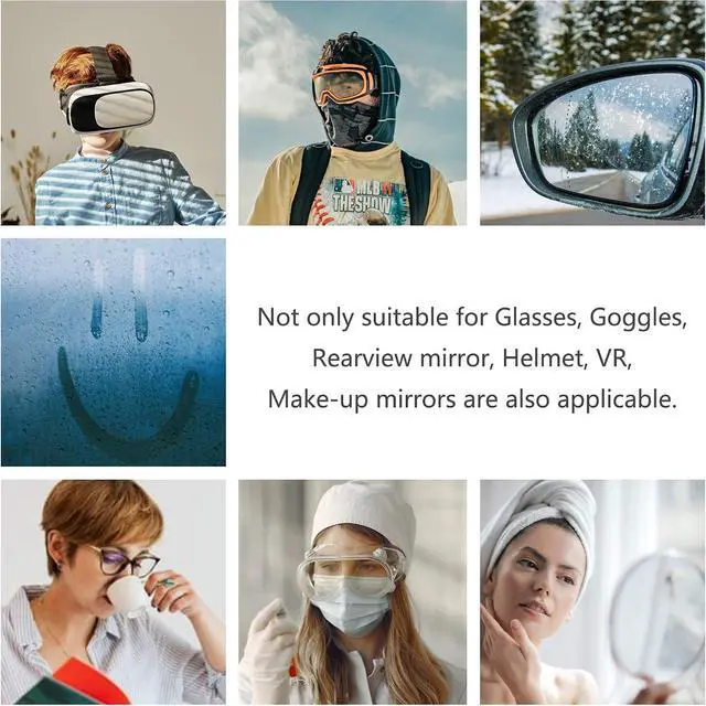 Alt view image 6 of 6 - LifeArt Anti Fog Cloth for Eyeglasses, Microfiber Cleaning Cloth for Screen, Goggles and Ski Masks, Nano Technology, Reusable 700 Times, Safe on All Types of Lens Coating, Streak-Free (5 Pack)