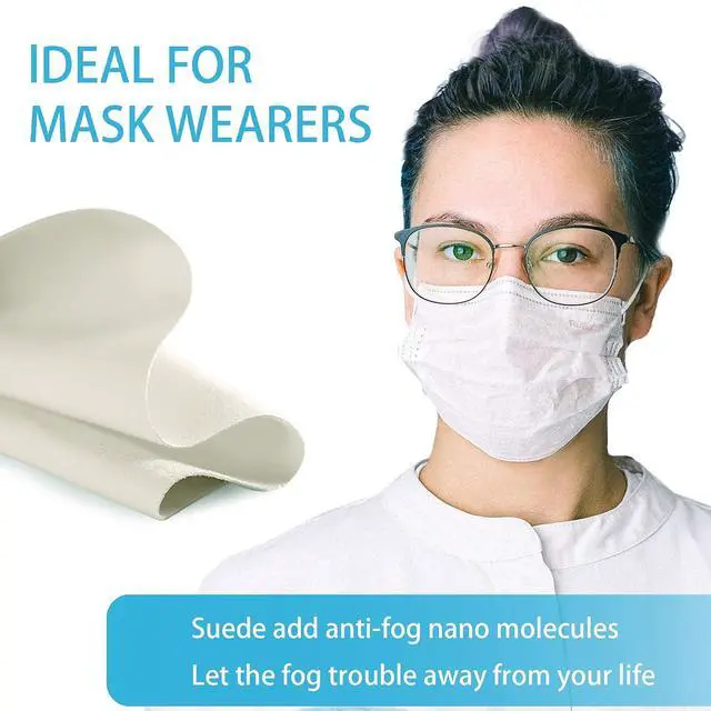 Alt view image 5 of 6 - LifeArt Anti Fog Cloth for Eyeglasses, Microfiber Cleaning Cloth for Screen, Goggles and Ski Masks, Nano Technology, Reusable 700 Times, Safe on All Types of Lens Coating, Streak-Free (5 Pack)
