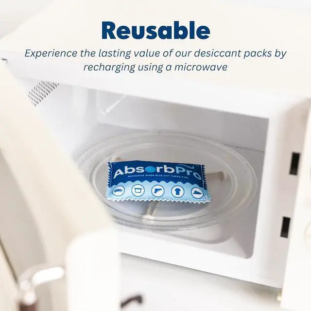 Alt view image 3 of 7 - Absorb Pro Rechargeable Dehumidifier Bag, 100g Silica Gel, 1-Pack