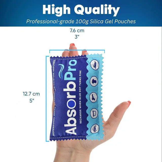 Alt view image 4 of 7 - Absorb Pro Rechargeable Dehumidifier Bag, 100g Silica Gel, 1-Pack