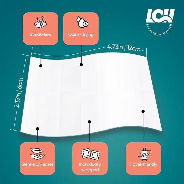 Alt view image 5 of 7 - 250 CT Lens Wipes for Eyeglasses - Pre-Moistened, Individually Wrapped Eye Glasses Cleaner Wipes - Streak-Free & Scratch-Free Glasses Wipes for Sunglasses, Camera Lenses & Phone Screen Wipes