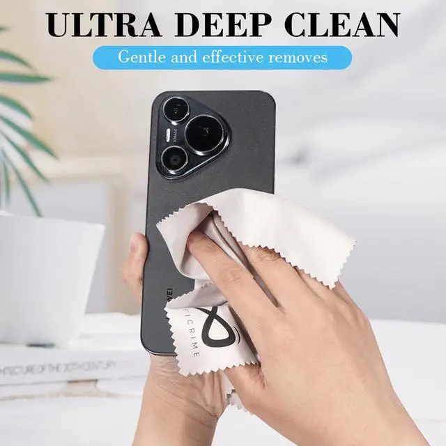 Alt view image 4 of 7 - Microfiber Glasses Cloth 15 Pack (6x7 Inch) - 5 Assorted Colors - Premium Soft Scratch-Free Cleaning for Eyeglasses, Screens, Phone, Camera Lenses & Electronics