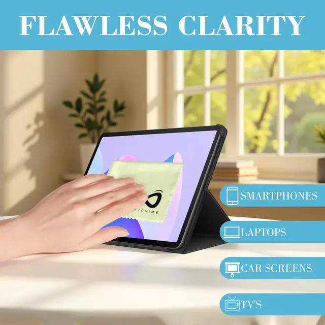 Alt view image 5 of 7 - Microfiber Glasses Cloth 15 Pack (6x7 Inch) - 5 Assorted Colors - Premium Soft Scratch-Free Cleaning for Eyeglasses, Screens, Phone, Camera Lenses & Electronics