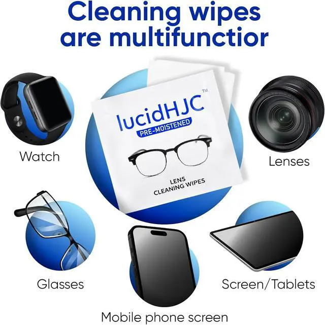 Alt view image 3 of 7 - Lens Wipes for Eyeglasses/Camera Lenses,and Screens of cellphones/laptops/Computers .Cleaning Spots or dirts. Wrapped Individually Paper Wipes, Count 200
