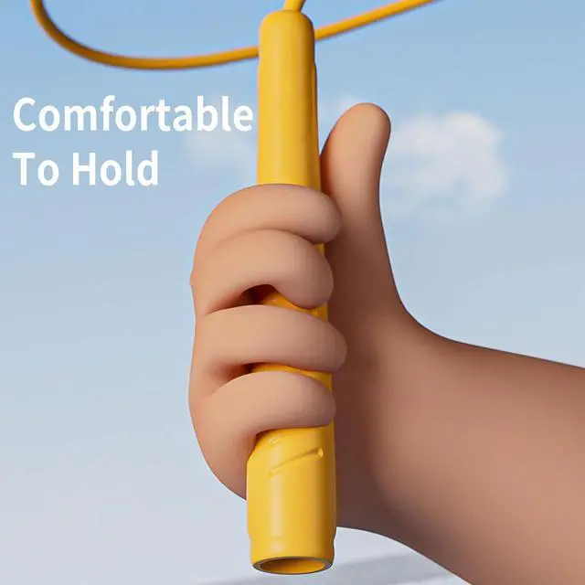 Alt view image 2 of 7 - Jump Ropes Kids, Adjustable Children Jump Rope with ABS Handles and PVC Rope for Child Student Toddler