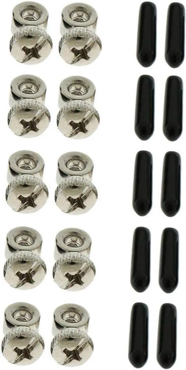 Main image of 5 Sets Replacement Jump Rope Adjustable Screws End Caps for Speed Cable Jump Ropes Parts Accessory