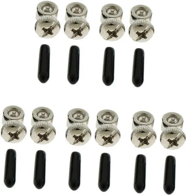 Alt view image 2 of 6 - 5 Sets Replacement Jump Rope Adjustable Screws End Caps for Speed Cable Jump Ropes Parts Accessory