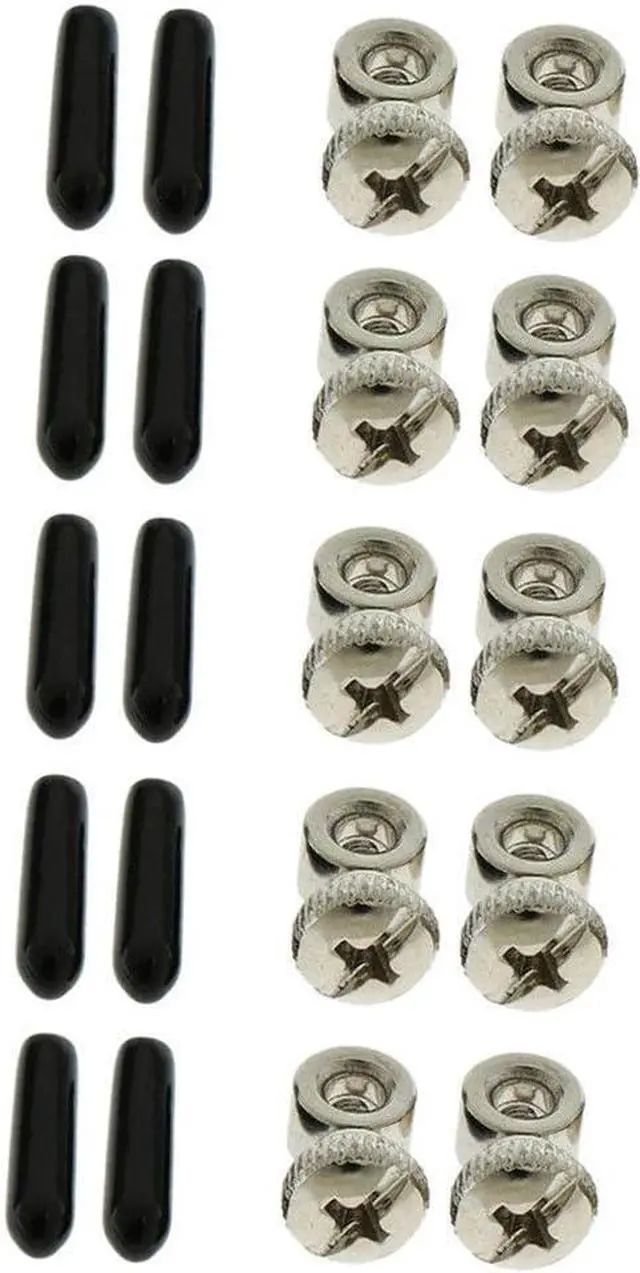 Alt view image 4 of 6 - 5 Sets Replacement Jump Rope Adjustable Screws End Caps for Speed Cable Jump Ropes Parts Accessory