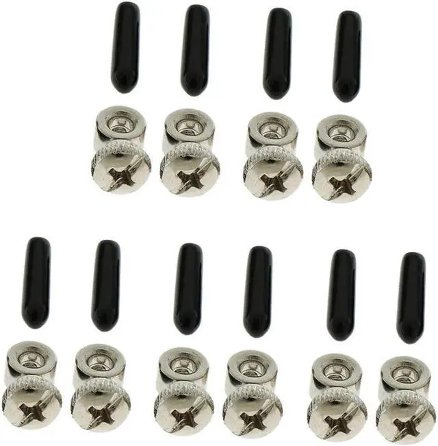 Alt view image 5 of 6 - 5 Sets Replacement Jump Rope Adjustable Screws End Caps for Speed Cable Jump Ropes Parts Accessory