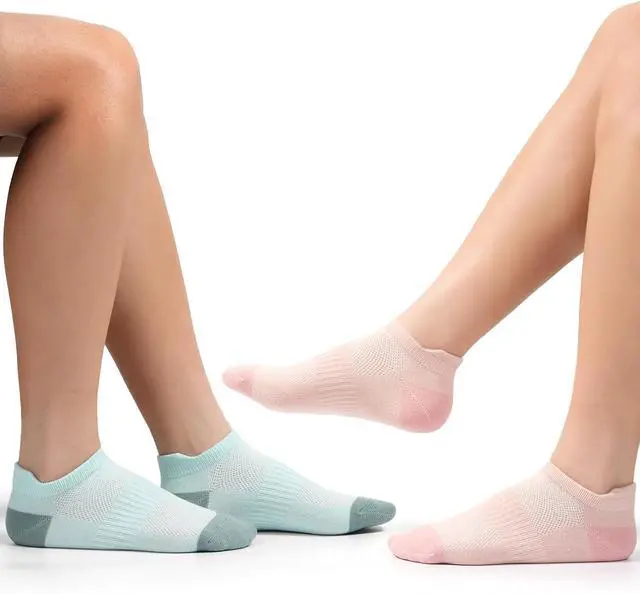 Alt view image 4 of 7 - 8 Pairs Ankle Socks for Women, Low Cut No Show Athletic Socks | Heel Tab, Arch Support, Size 6-8 / 9-11, Lightweight Breathable Running Gym Workout, Sneakers, Trainers, Casual shoes