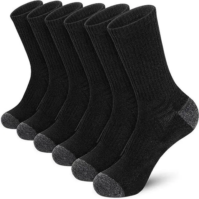 Alt view image 3 of 4 - 8 Pairs Crew Athletic Socks for Men Moisture Wicking Cushion Crew Socks for Sport Running Traveling