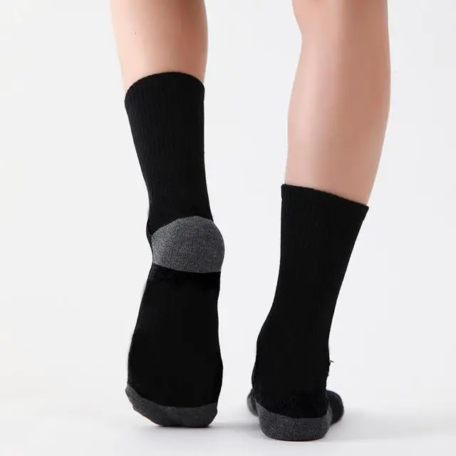 Alt view image 4 of 4 - 8 Pairs Crew Athletic Socks for Men Moisture Wicking Cushion Crew Socks for Sport Running Traveling