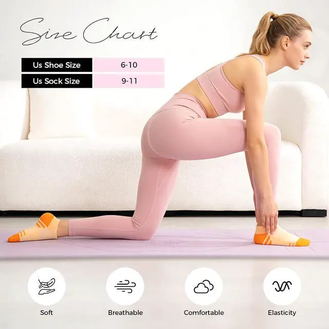 Alt view image 3 of 7 - eallco 8 Pairs Womens Ankle Socks Running Athletic Short Low Cut Socks with Cushioned Sole