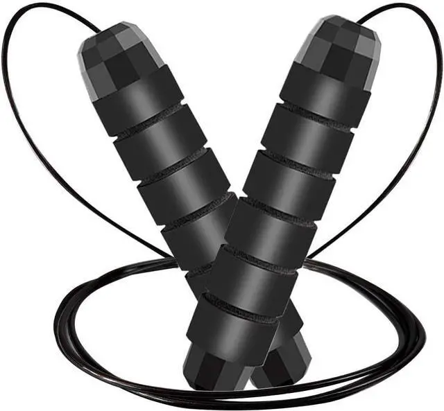 Main image of Jump Rope, Adjustable Jump Ropes for Fitness for Women Men and Kids Tangle-Free Rapid Speed Jumping Rope Cable with Ball Bearings Exercise&Slim Body at Home School Gym