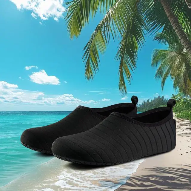 Alt view image 2 of 6 - VIFUUR Water Shoes for Men Women Barefoot Quick Dry Aqua Socks Slip On | Lightweight, Breathable Upper, Flexible Sole, Drainage Design, Easy Slip-On Fit for Water Activities