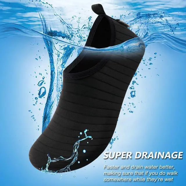 Alt view image 5 of 6 - VIFUUR Water Shoes for Men Women Barefoot Quick Dry Aqua Socks Slip On | Lightweight, Breathable Upper, Flexible Sole, Drainage Design, Easy Slip-On Fit for Water Activities