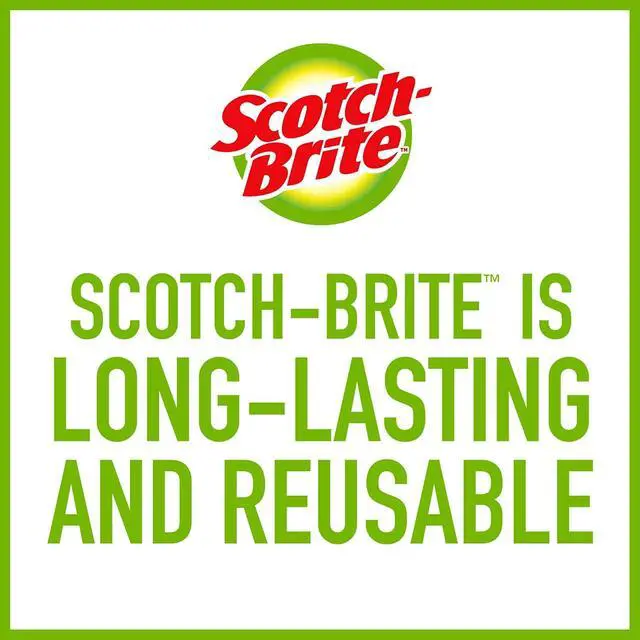 Alt view image 5 of 5 - Scotch-Brite Dobie Sponge Cloths | Scrub & Wipe | Non-Scratch | Absorbent | 2 Pack