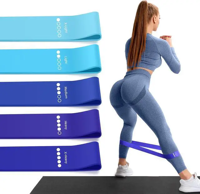 Main image of Resistance Bands for Working Out, 5 Levels Exercise Bands Set | Stretch Bands for Exercise for Women&Men, Workout Bands for Fitness, Yoga, Pilates, Physical Therapy