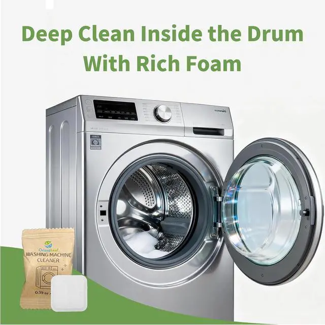 Alt view image 2 of 7 - ORIENTLEAF Washing Machine Cleaner Tablets 24 Pack, Washer Machine Cleaner Tablets For HE Front Loader & Top Load Washer