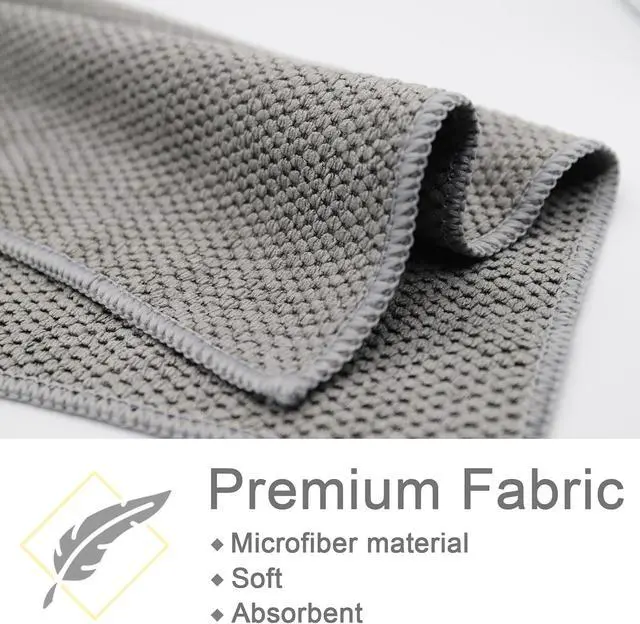 Alt view image 2 of 6 - 6Pack Barista Towels, Barista Microfiber Cloths, Coffee Cleaning Accessories for Espresso Machine, Steam Wand, Countertop,12x12