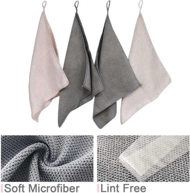 Alt view image 4 of 6 - 6Pack Barista Towels, Barista Microfiber Cloths, Coffee Cleaning Accessories for Espresso Machine, Steam Wand, Countertop,12x12