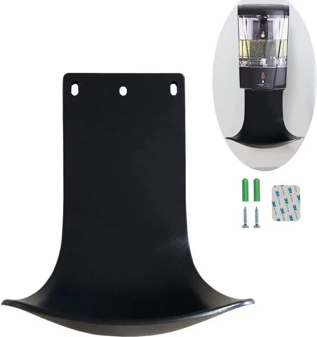 Main image of Drip Tray for Wall Mounted Soap Dispenser, Dispenser Stand | Durable/ABS/Prevent Dripping and Spraying(Black)