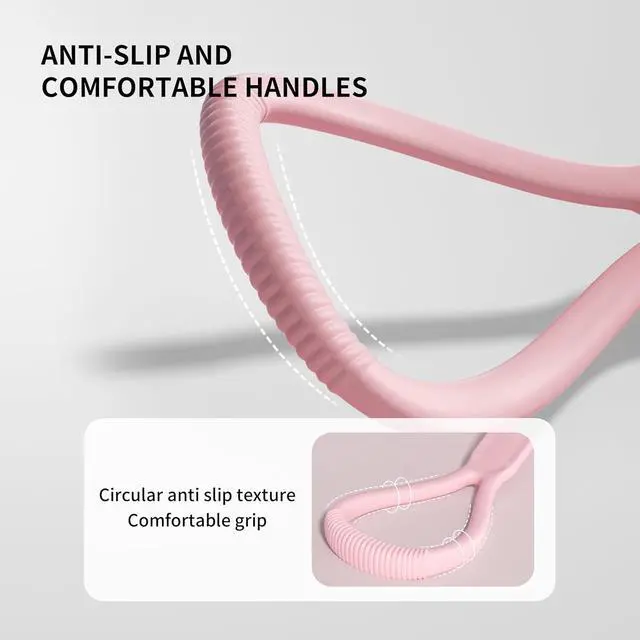 Alt view image 4 of 7 - PROIRON Figure 8 Resistance Bands with Handles Exercise Band Stretch Bands for Yoga arm Chest and Shoulder Stretch 8 Shaped Resistance Band for Women