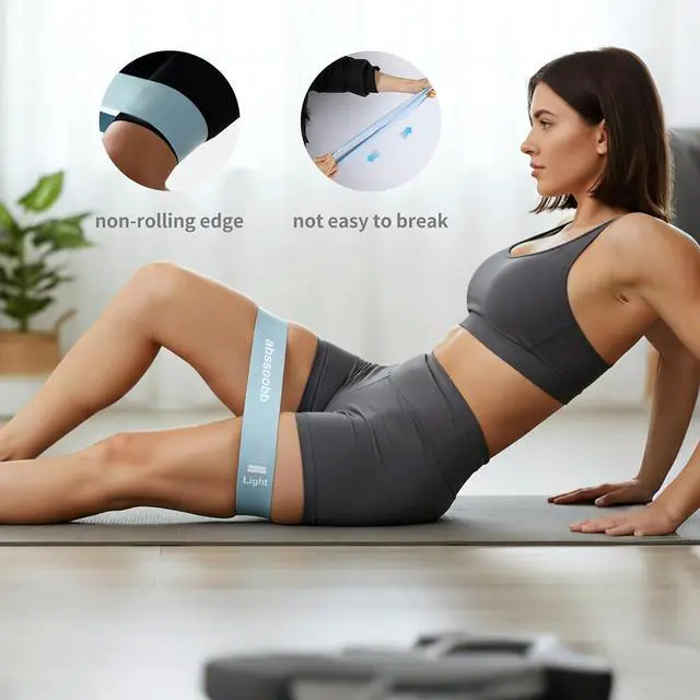 Alt view image 6 of 7 - 2 Pack 2.36-Inch Wide Heavy Resistance Loop Bands | 25 and 50 lb