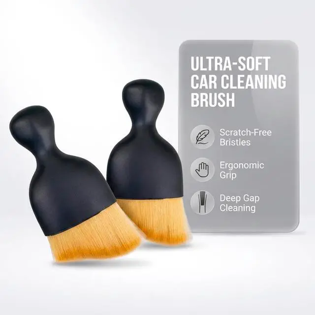 Alt view image 3 of 7 - 3 Pcs Exquisite Microfiber Duster Brushes, Car Detailing Brushes, Feather Duster, Efficient Dust Removal, Cleaning Tool Perfect for Computers, Keyboards, Car Interior, Photo Frames, Digital Devices