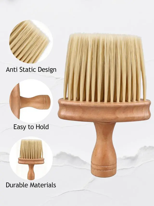 Alt view image 5 of 7 - Keyboard Cleaning Brush, Wooden Piano Cleaner Brush, Instrument Dusting Brush Anti-Static Double Sided Ultra Soft Brush, Universal Guitar Laptop Synthesizers Keyboard Brush