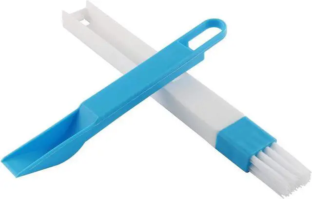 Alt view image 2 of 5 - E-outstanding Window Groove Cleaning Brush 2PCS Window Track Door Groove Corner Detachable Brush with Dustpan Screen Keyboard Cleaner Cleaning Tools