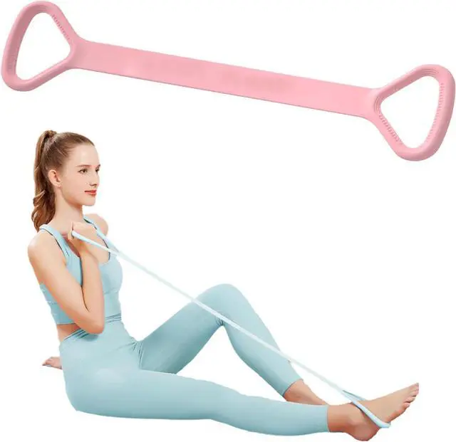 Main image of Figure 8 Resistance Band, Arm Back Shoulder Exercise Elastic Rope Stretch Fitness Band, Foot, Leg, Hand Stretcher, Arm Exerciser for Yoga Pilates Stretching Physical Therapy, Home Gym Workout