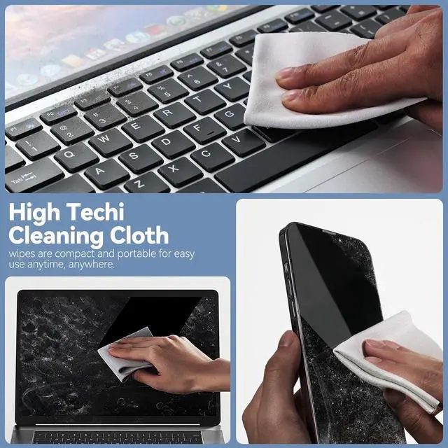Alt view image 6 of 6 - Keyboard Cleaner kit,Computer Cleaning kit Mechanical Keyboard Cleaning kit | Anti-Static Brush,Small Cleaning Brush, cleaning kit compatible laptop/PC/computer/keyboard/Laptop/camera/Phone/Earbud