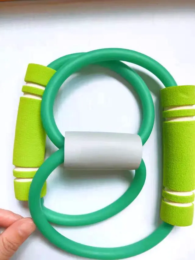 Alt view image 4 of 7 - Resistance Bands, Figure 8 Exercise Bands for Women Men, 8 Shaped Resistance Bands for Arms, Chest Expander, Yoga Gym Fitness Pulling Rope 8 Word Elastic for Exercise Muscle Training Tubing
