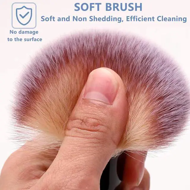 Alt view image 3 of 7 - 3 Pack Microfiber Duster, Small Dust Brushes, Feather Duster, Soft Fibers, Efficient Dust Removal, Cleaning Tool Perfect for Computers, Keyboards, Car Interior, Photo Frames, Digital Devices