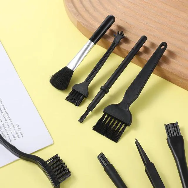 Alt view image 4 of 7 - 8 PCS Keyboard Brush for Pc Electronic Cleaning Brushes Computer Cleaning Kit for Laptop Keyboard Camera Computer (Black)