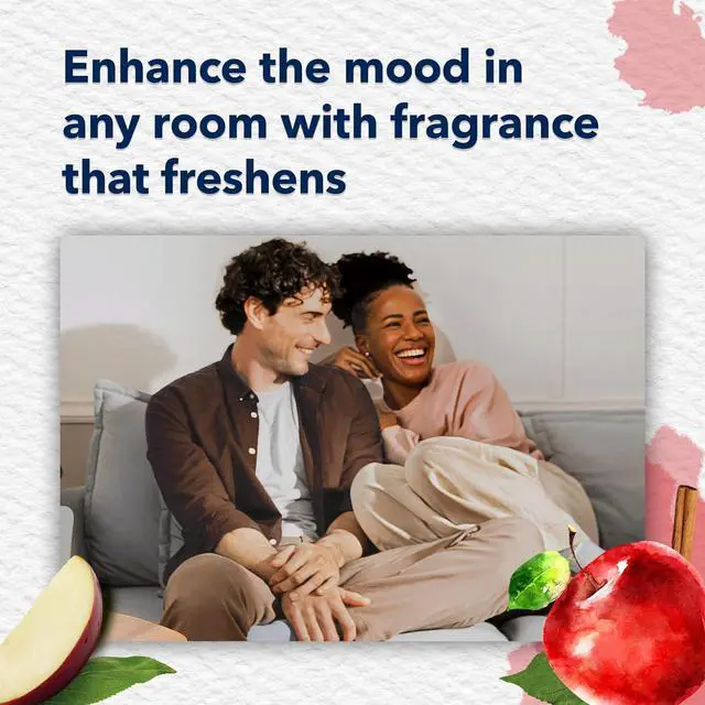 Alt view image 3 of 7 - Glade PlugIns Refills Air Freshener, Scented and Essential Oils for Home and Bathroom, Apple Cinnamon, 1.34 Fl Oz, 2 Count