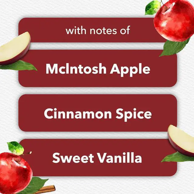 Alt view image 4 of 7 - Glade PlugIns Refills Air Freshener, Scented and Essential Oils for Home and Bathroom, Apple Cinnamon, 1.34 Fl Oz, 2 Count